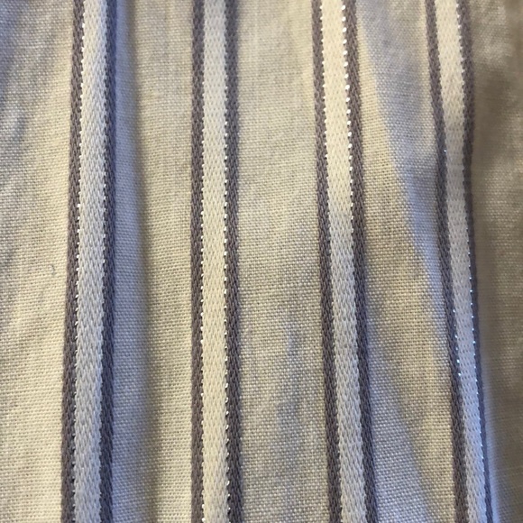 Christian Dior Ivory/Silver Striped Dress Shirt - Picture 5 of 7